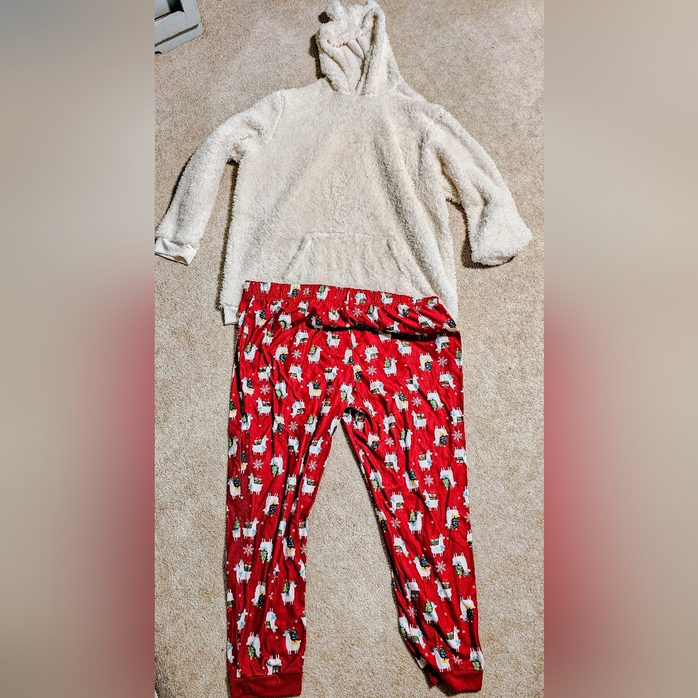 Wondershop For Target Mens Pajama Set Holiday Christmas Llamas Sz 3xlt
